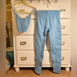Oner Active Light Blue Leggings and Top Set